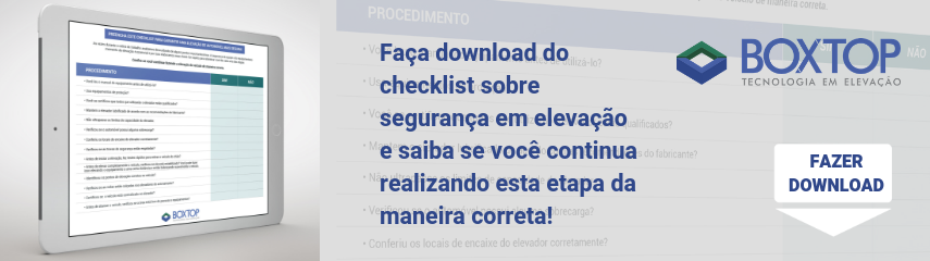 Download checklist sobre segurança em elevação